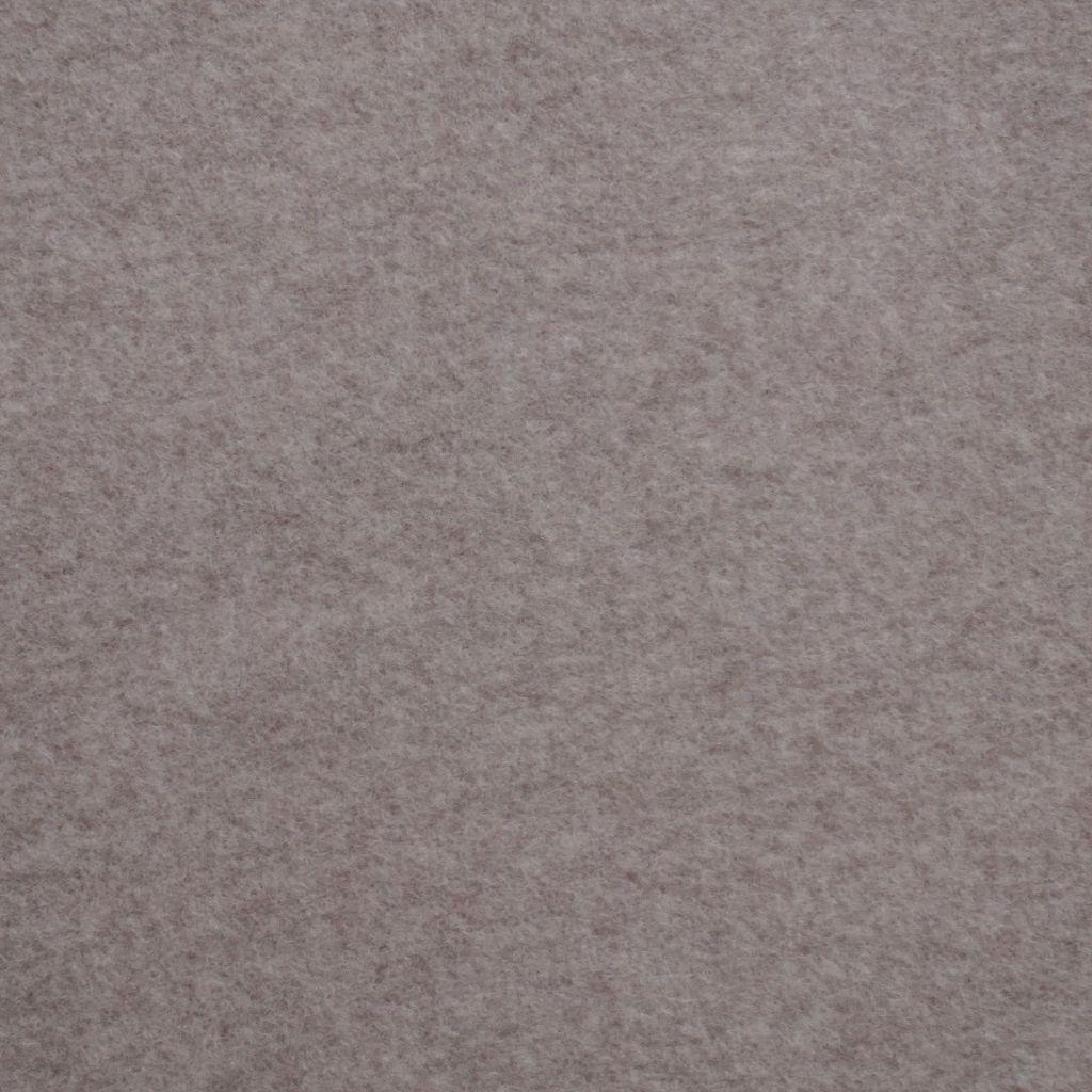 Baumwollfleece hellbraun melange - BIO